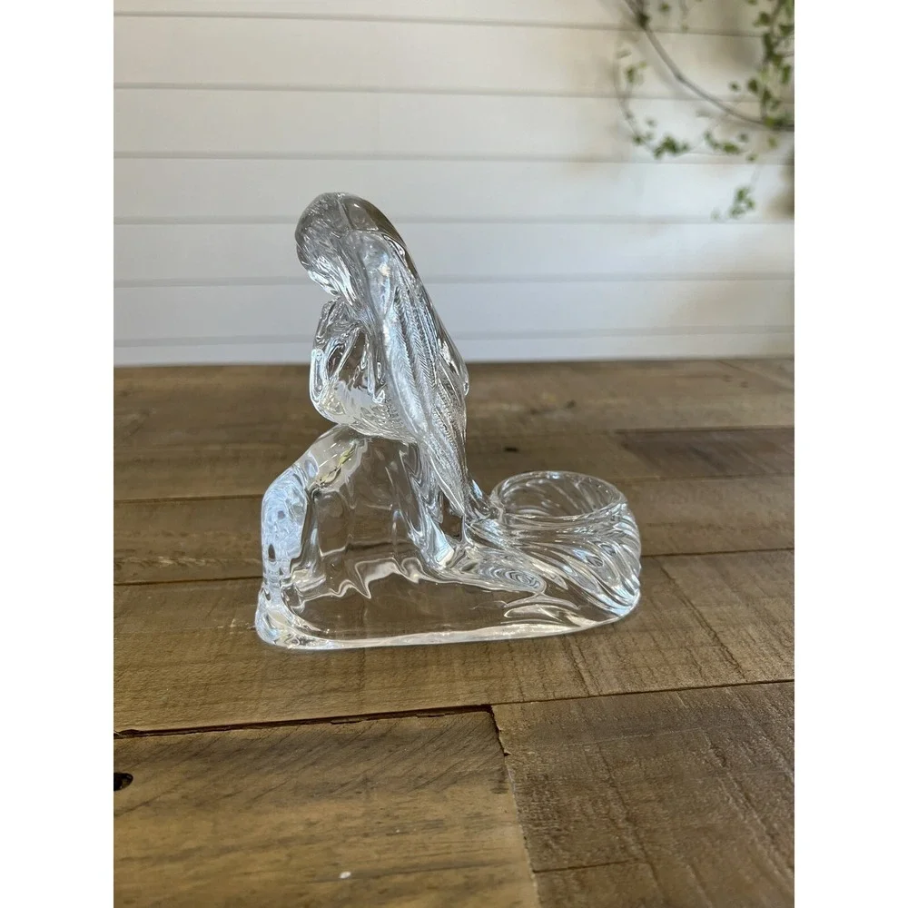 St. George Crystal Praying Angel Votive Holder by Holiday Elegance